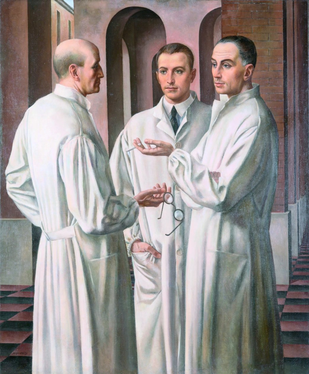 Kirurgerne, 1926. af Ubaldo Oppi