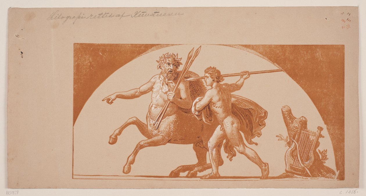 Chiron og Achilles af Ubekendt