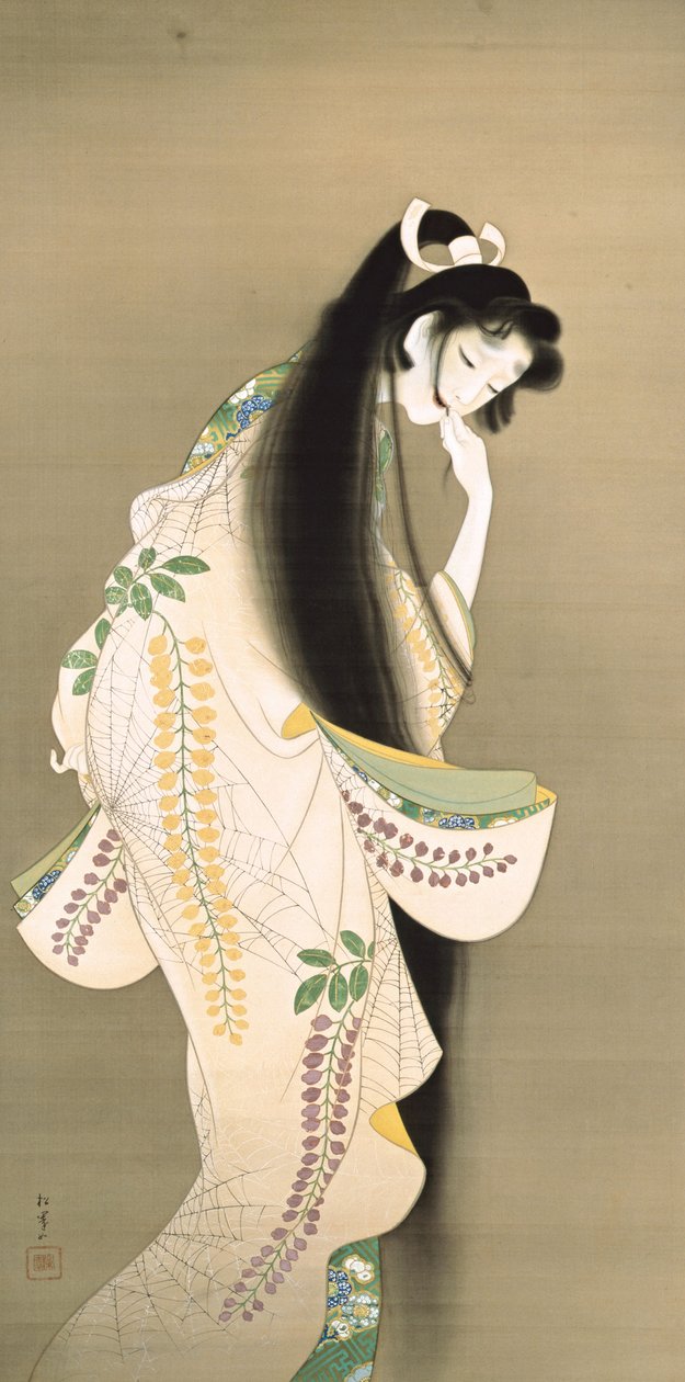 Flammeprinsesse Rokujo, 1818 af Uemura Shoen