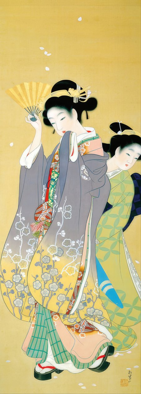 Se kirsebærblomster af Uemura Shoen