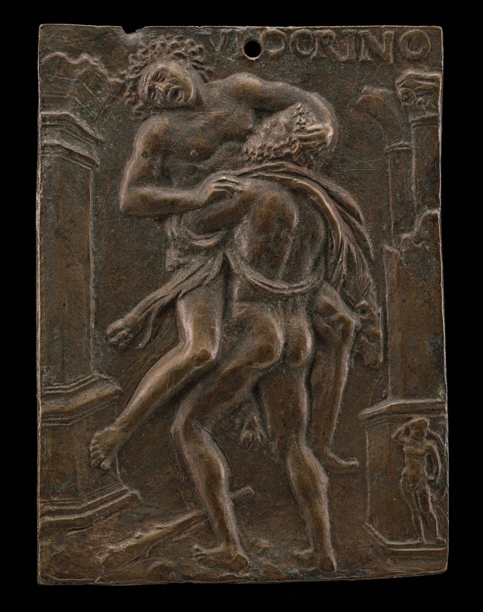 Hercules og Antaeus, begyndelsen af det 16. århundrede. af Ulocrino