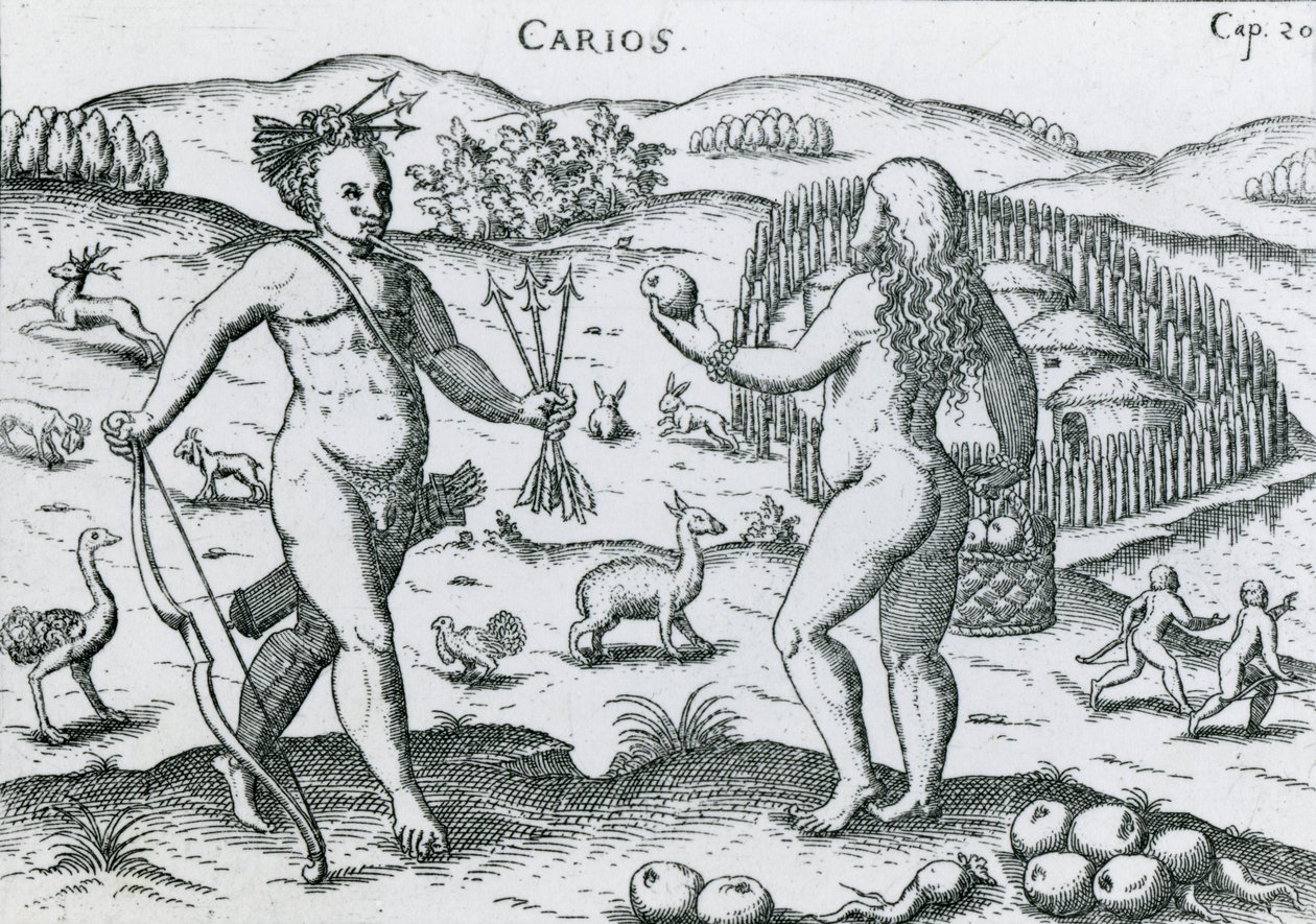 Carios i Paraguay, 1599 af Ulrich Schmidl