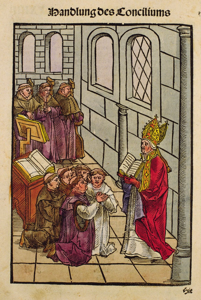 En scene fra Constance of Constance, fra 