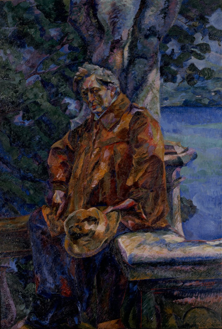 Portræt af mester Busoni af Umberto Boccioni