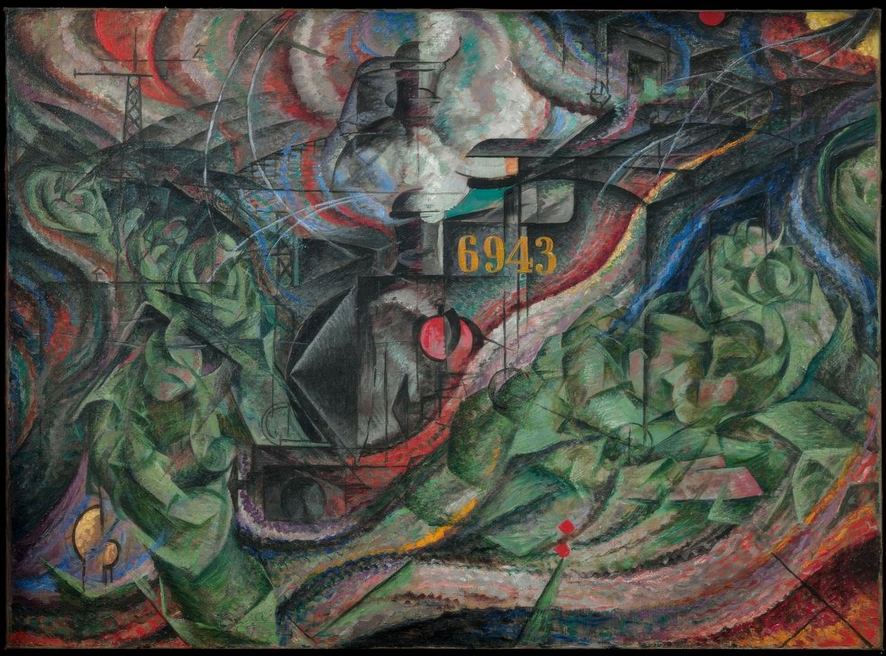 Sjælens tilstande II - Afskedene af Umberto Boccioni