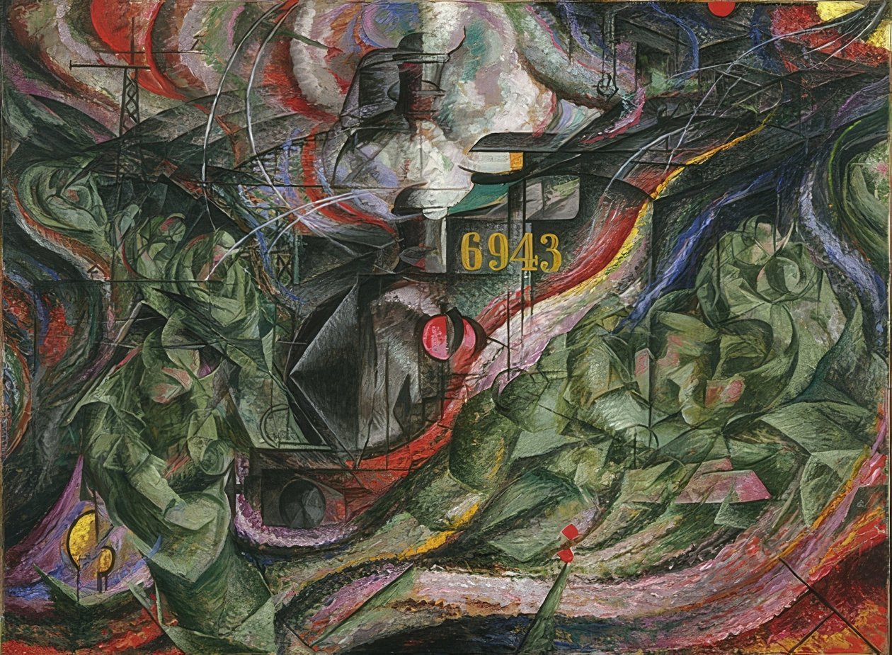 Sindetilstande I: Afskedene. 1911 af Umberto Boccioni