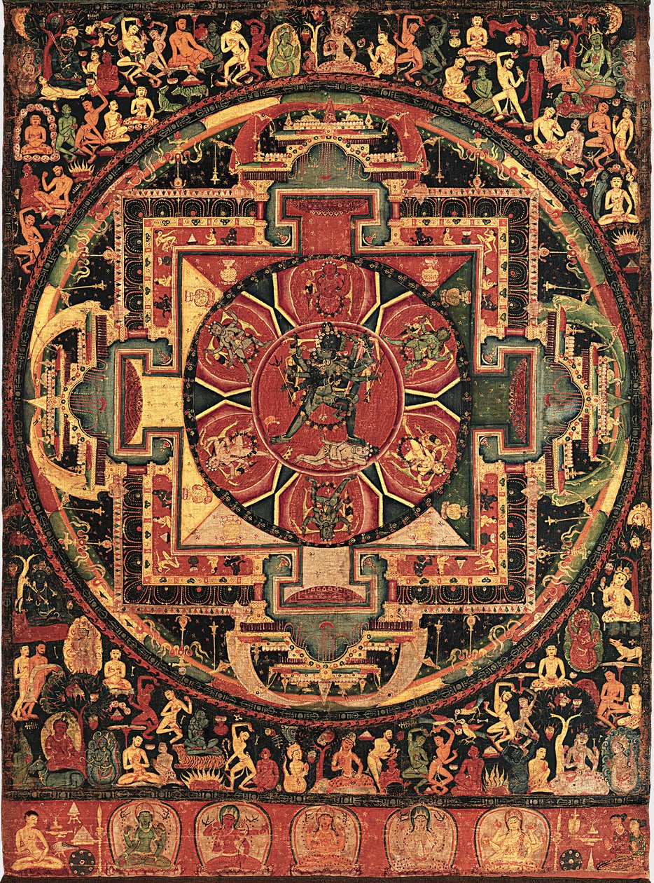 Chakrasamvara Mandala af Unbekannt Unbekannt