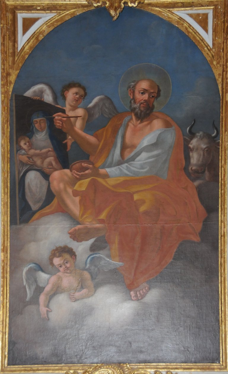 Maleri af Saint Luke evangelisten i Tibães, Braga, Portugal af Unbekannt Unbekannt