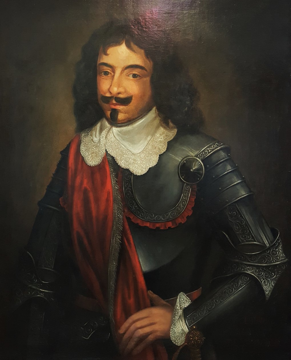 Portræt af marskal Jean Louise Raduit de Souches (1608-1682) af Unbekannt Unbekannt