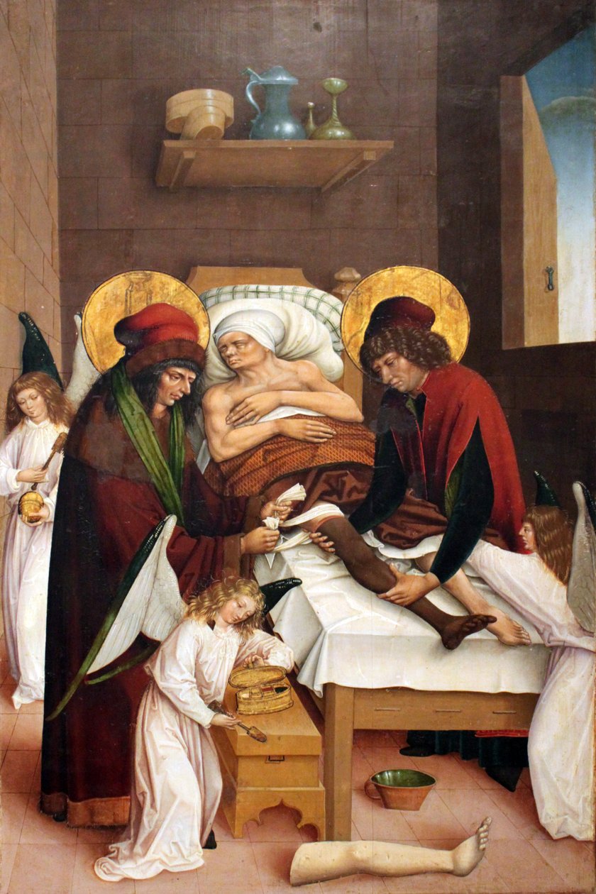 Miracles of Saints Cosmas og Damian af Unbekannt Unbekannt
