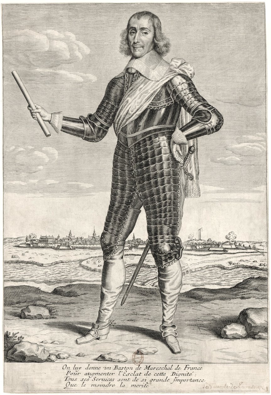 Abraham de Fabert (1599–1662), marskal i Frankrig af Unbekannt Unbekannt