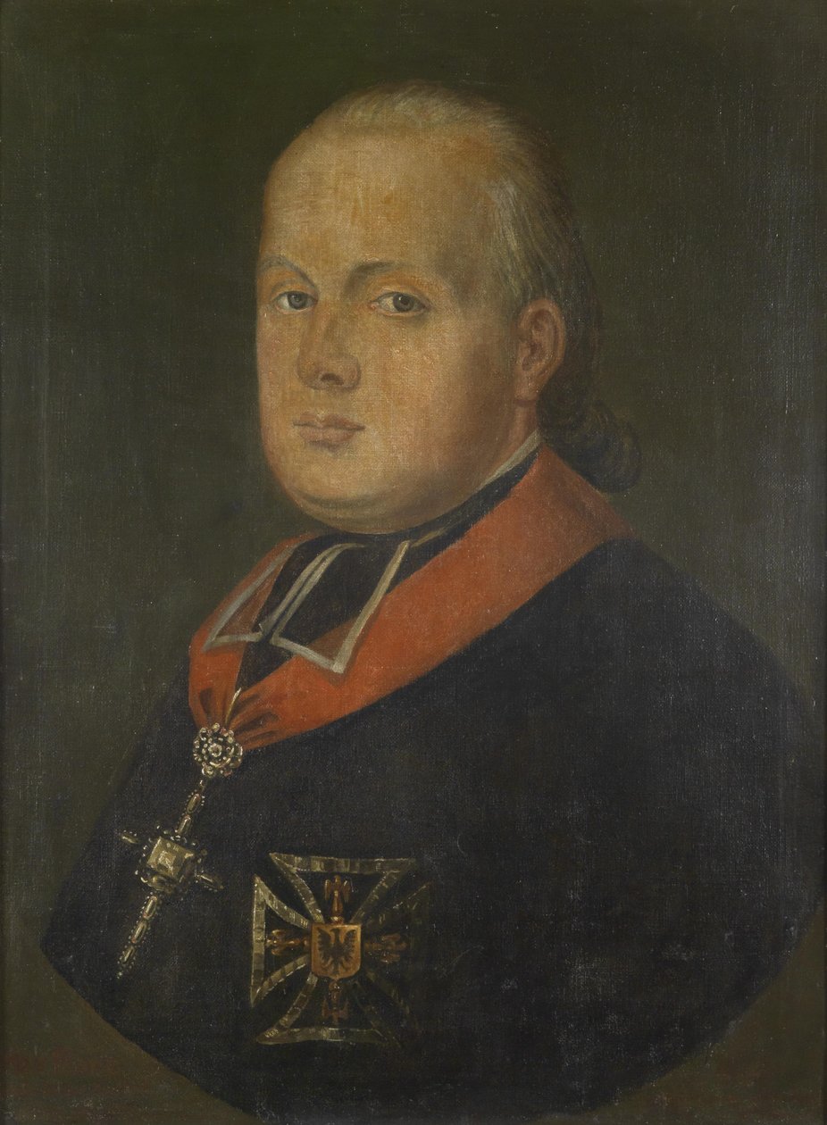 Ærkehertug Maximilian Franz af Østrig, portræt som vælger-ærkebiskop af Köln og høj og tysk mester af Unbekannt Unbekannt