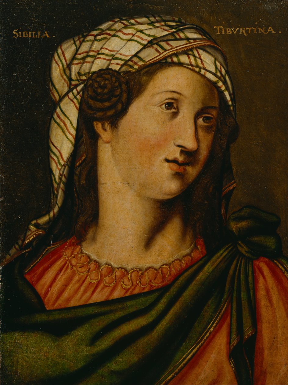 British School - Tiburtine Sibyl af Unbekannt Unbekannt