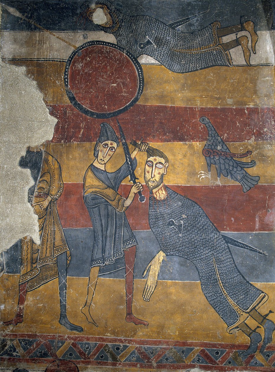 David og Goliath fra Santa Maria de Taüll af Unbekannt Unbekannt