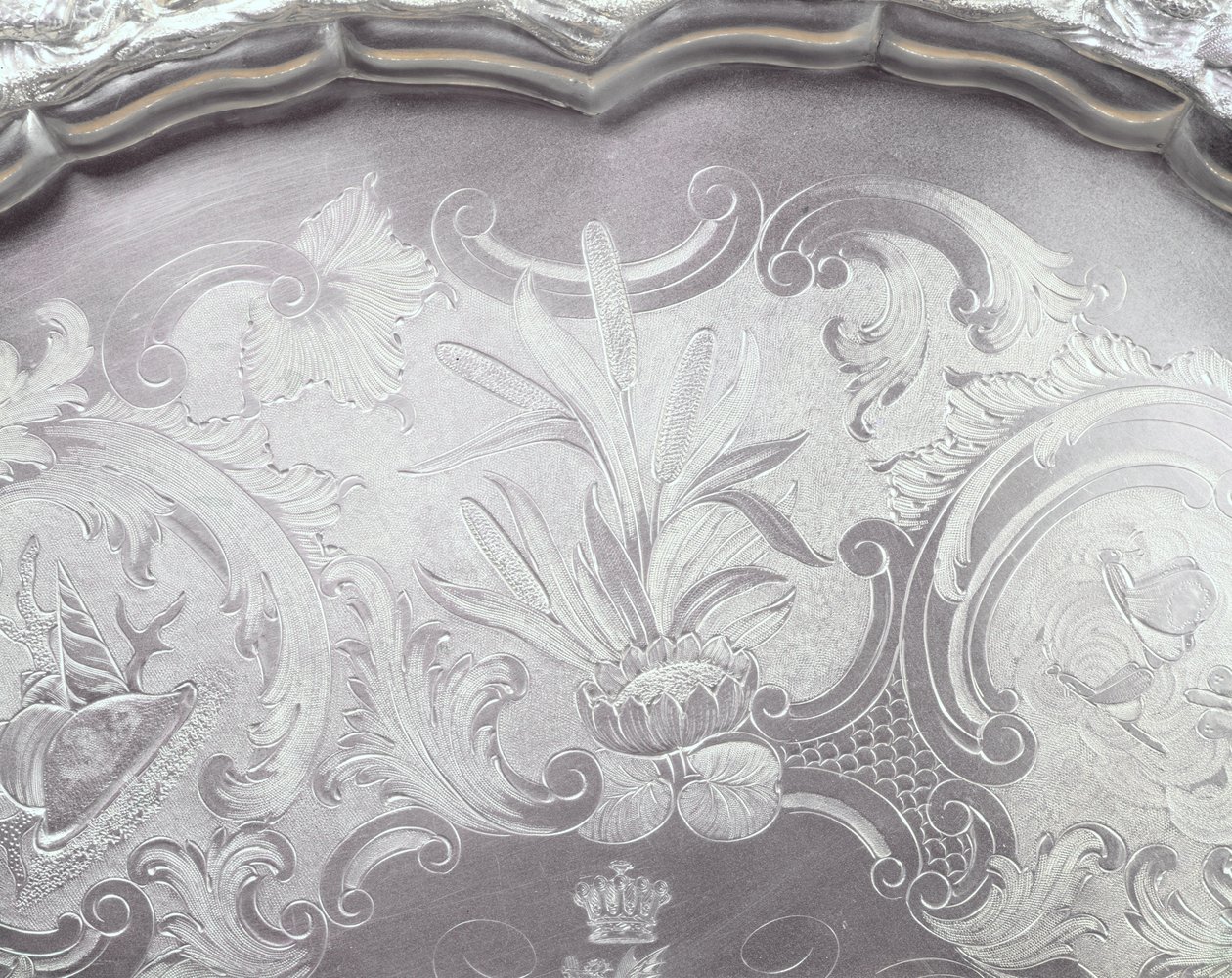 Eksempel på fladjagt, design af tyrolerbuske, ca. 1845 af Unbekannt Unbekannt