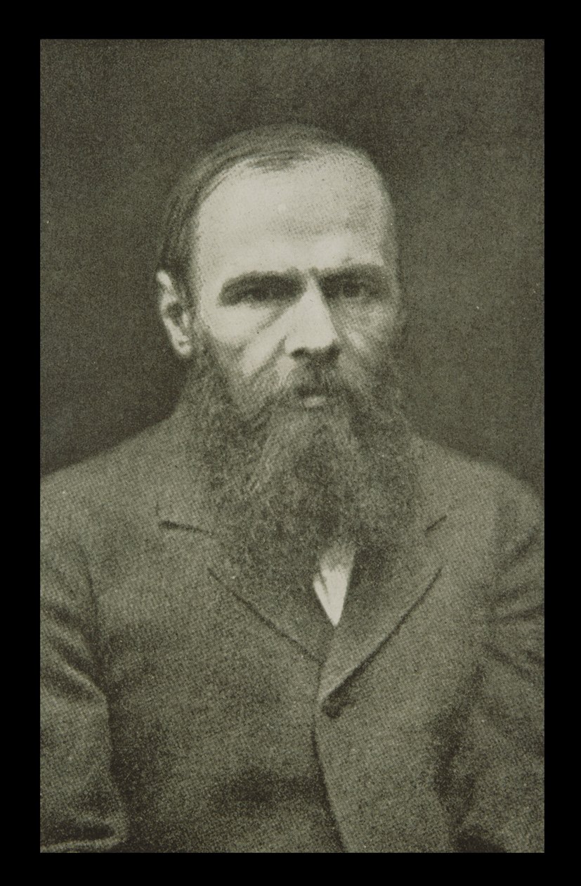 Fjodor Mikhailovich Dostojevskij (1821-81) af Unbekannt Unbekannt