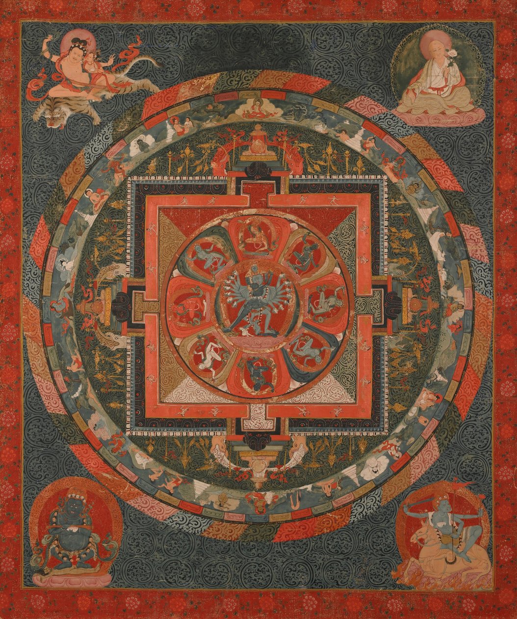 Hevajra Mandala af Unbekannt Unbekannt