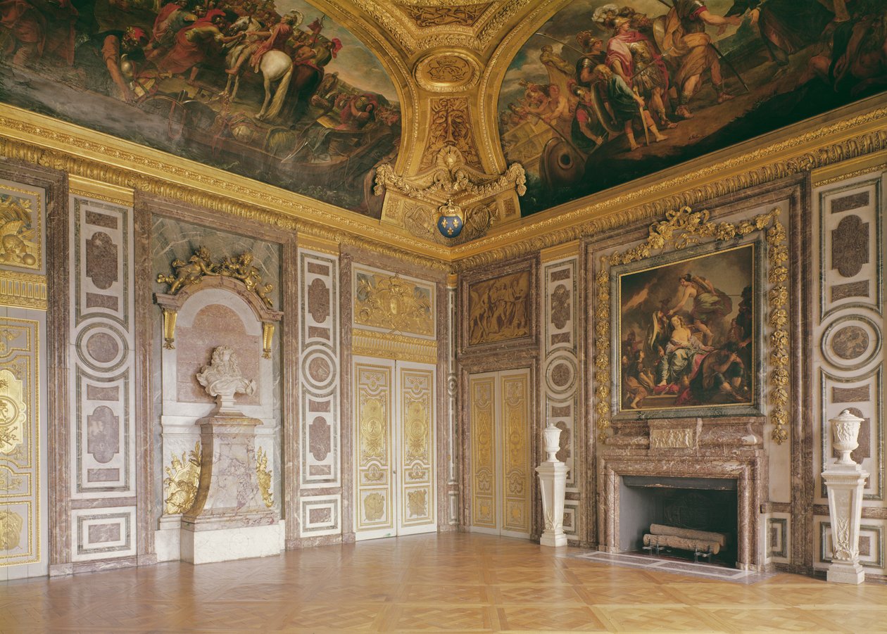 Interiør af Versailles-slottet (Dianes salon), 1672-82 af Unbekannt Unbekannt