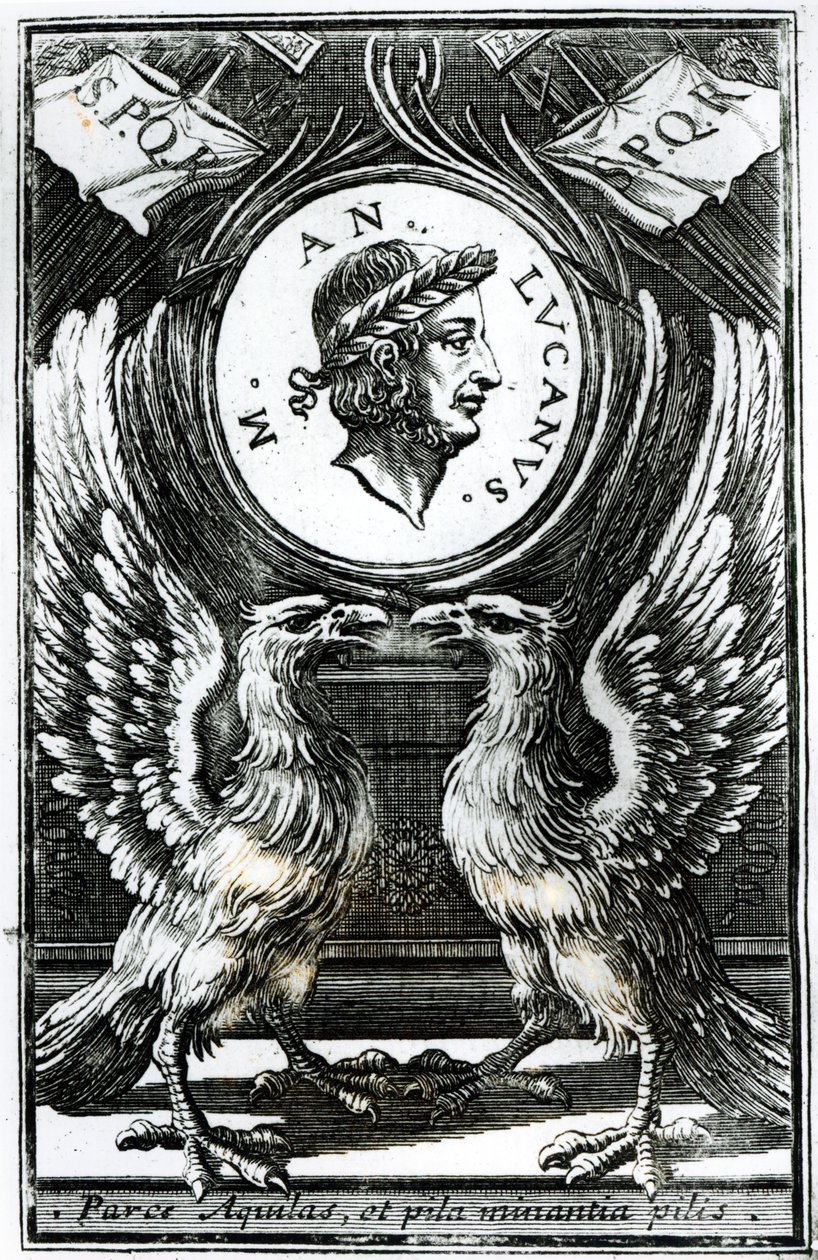 Marcus Annaeus Lucanus (39-65 e.Kr.) af Unbekannt Unbekannt