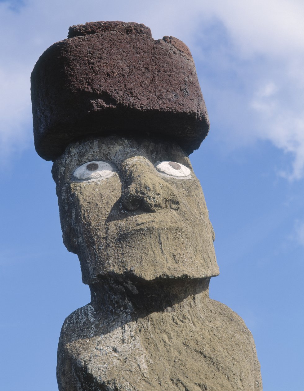 Monolitisk statue på Ahu Ko Te Riku, ca. 1000-1600 af Unbekannt Unbekannt