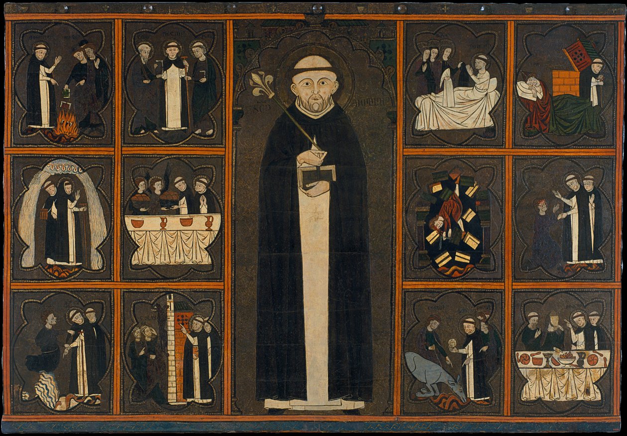 Panelet i Saint Dominic af Unbekannt Unbekannt