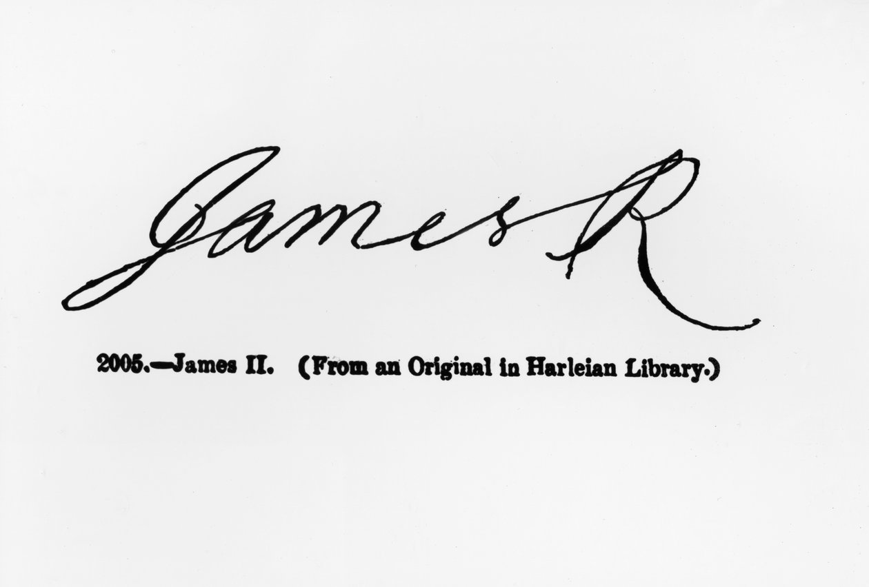 Reproduktion af James II