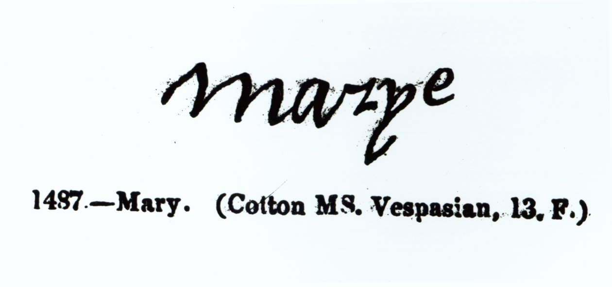 Gengivelse af Mary I