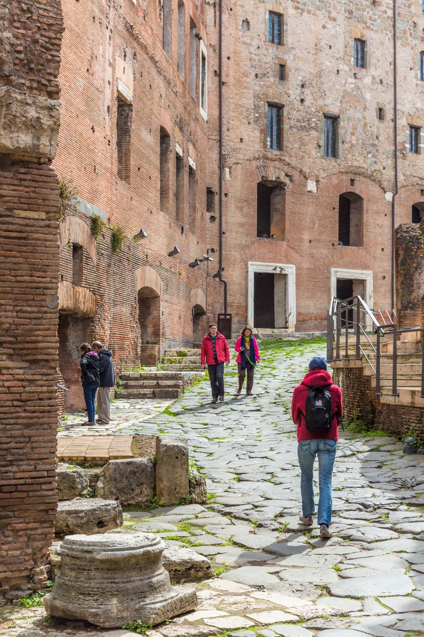 Rom, Italien. Trajans marked. Via Biberatica. af Unbekannt Unbekannt