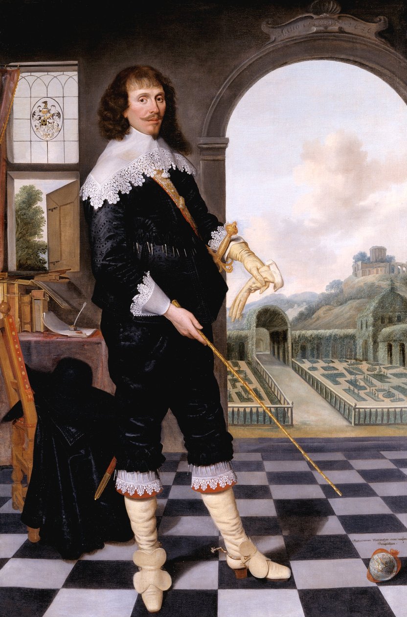 Skole fra 1600 -tallet - Portræt af William Style of Langley af Unbekannt Unbekannt