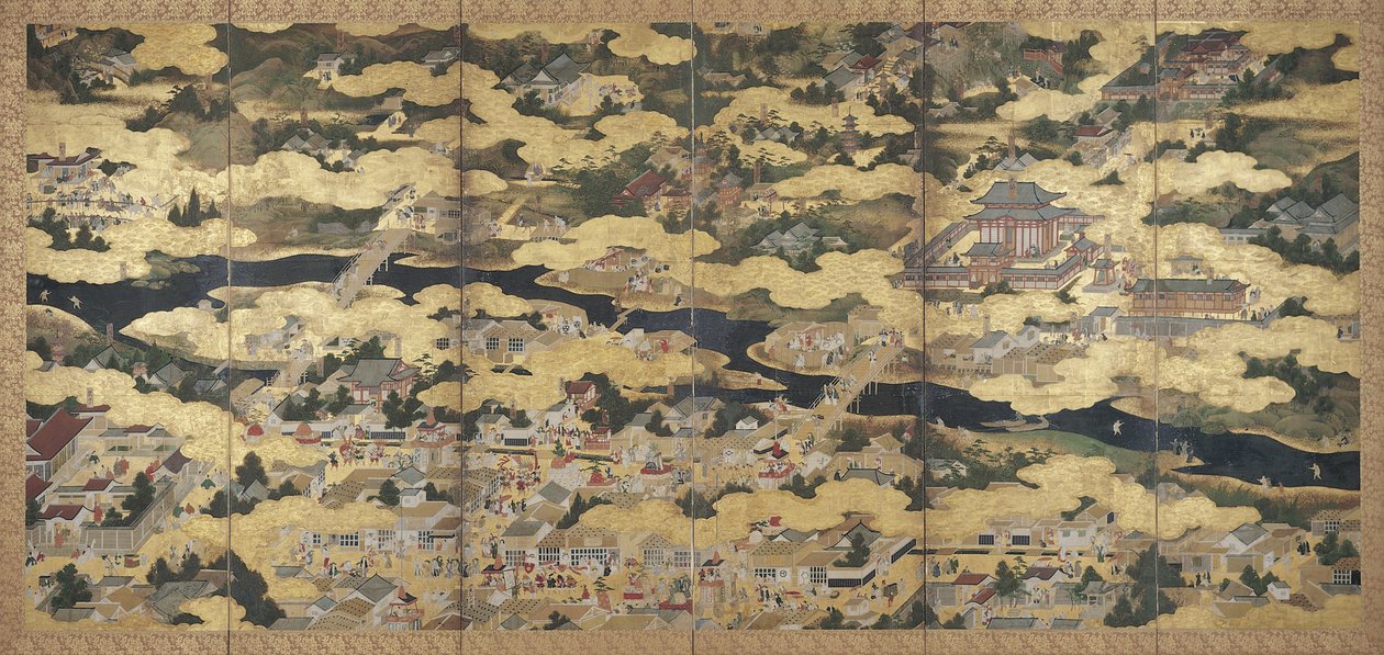 Sigt i og omkring Kyoto af Unbekannt Unbekannt
