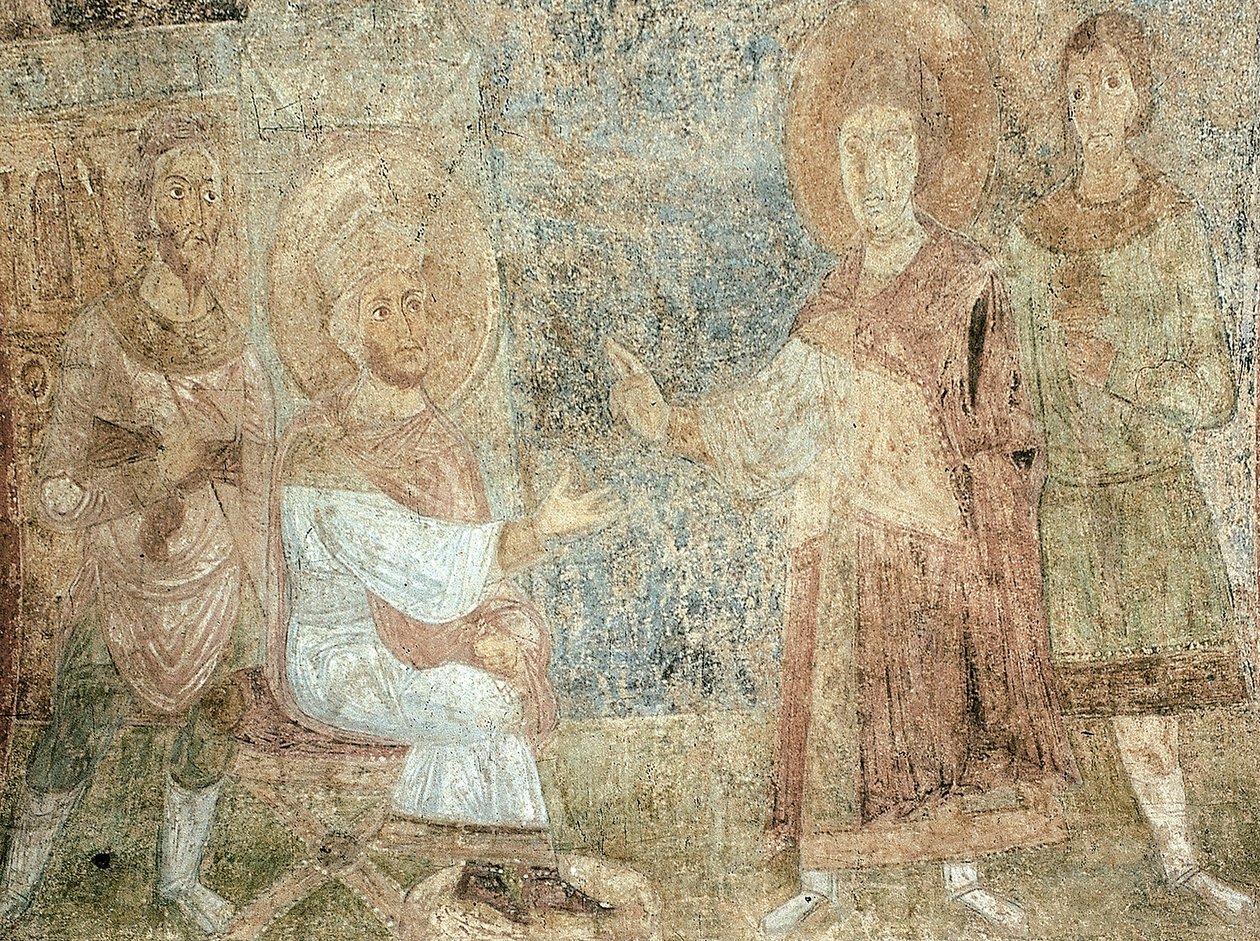 Inkvisitionen af St. George af kejser Diocletianus af Unbekannt Unbekannt