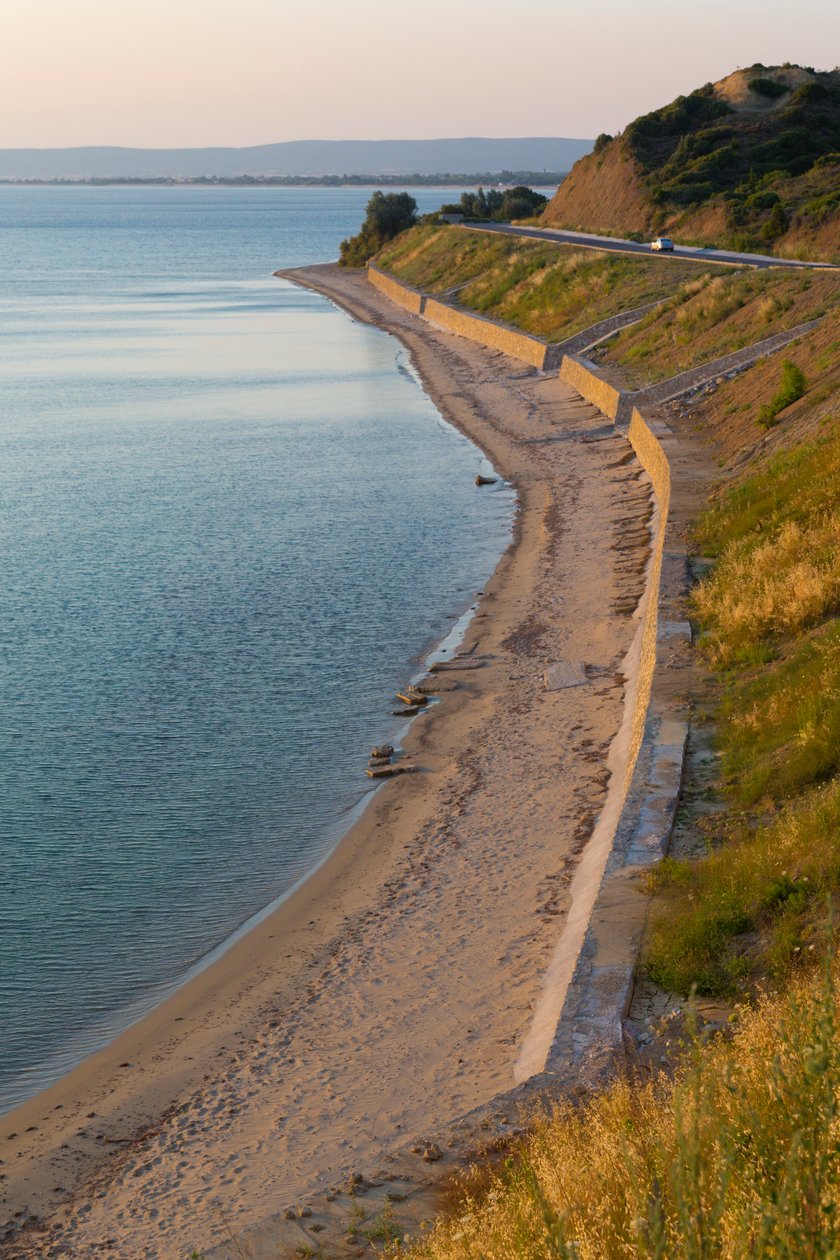 Stranden ved Anzac Cove, ser mod nord af Unbekannt Unbekannt