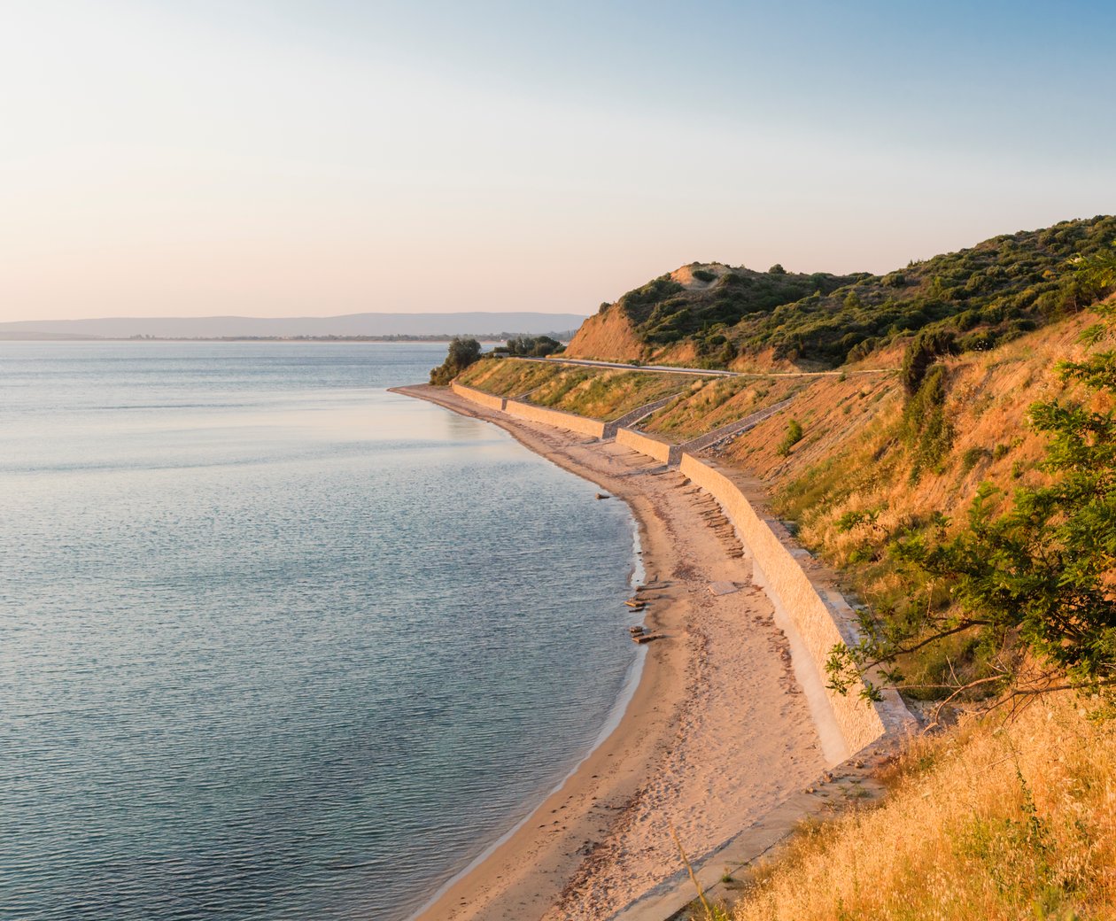 Stranden ved Anzac Cove, set mod nord af Unbekannt Unbekannt