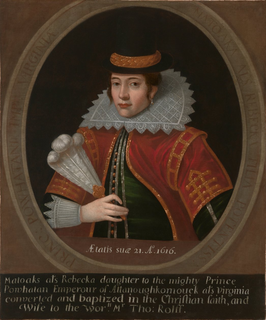 Uidentificeret kunstner - Pocahontas af Unbekannt Unbekannt