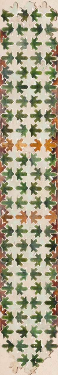 Ukendt, Spanien, 14. århundrede - Mosaic Tile Panel af Unbekannt Unbekannt