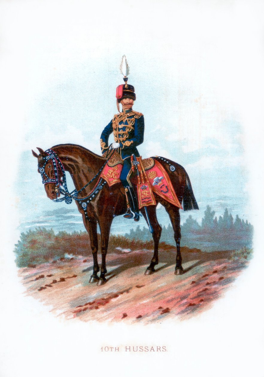 10. Husarer, 1889 af Unbekannt