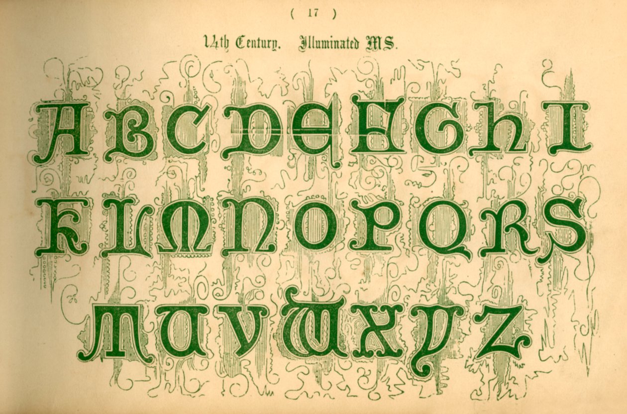 14. århundrede. Illuminated MS., 1862 af Unbekannt