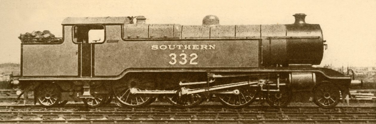 4-6-4 Baltic Tank Engine, Southern Railway, 1930. af Unbekannt