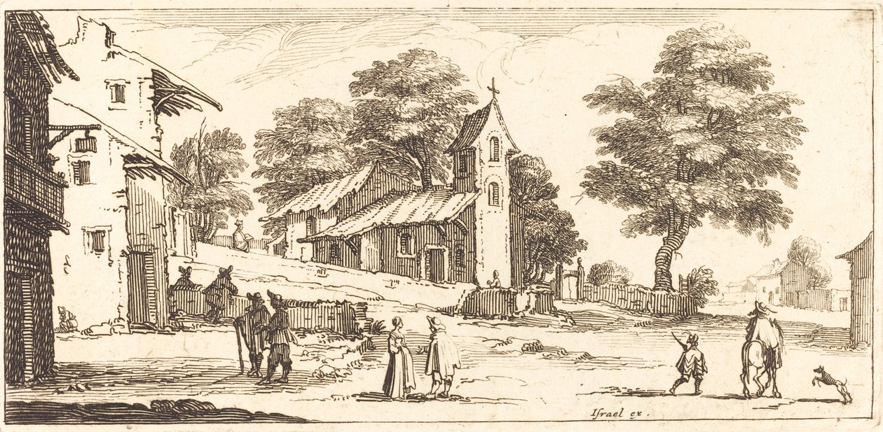 En kirke, i eller efter 1635. af Unbekannt