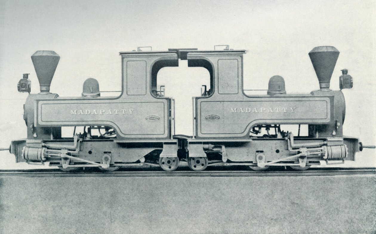Et dobbeltlokomotiv, 1922. af Unbekannt