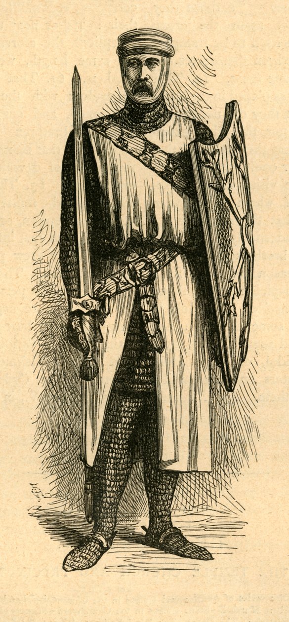 En tempelridder, 1897. af Unbekannt