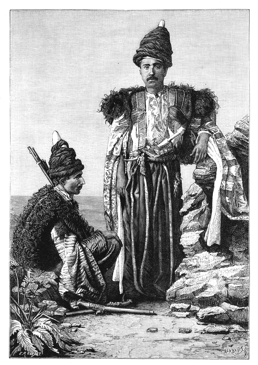 En kurdisk gentlemen, 1895 af Unbekannt