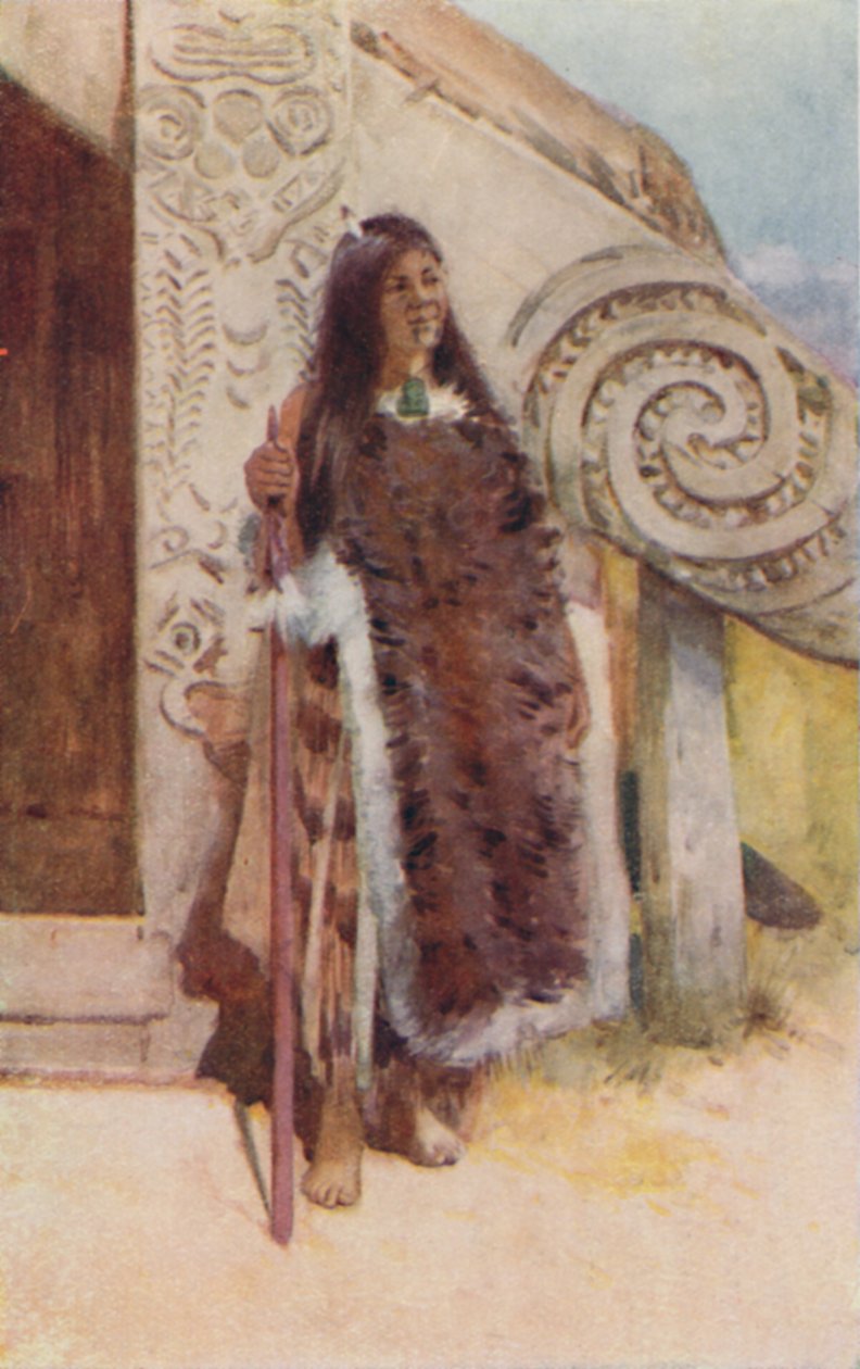 En Maori-høvding, 1923. af Unbekannt