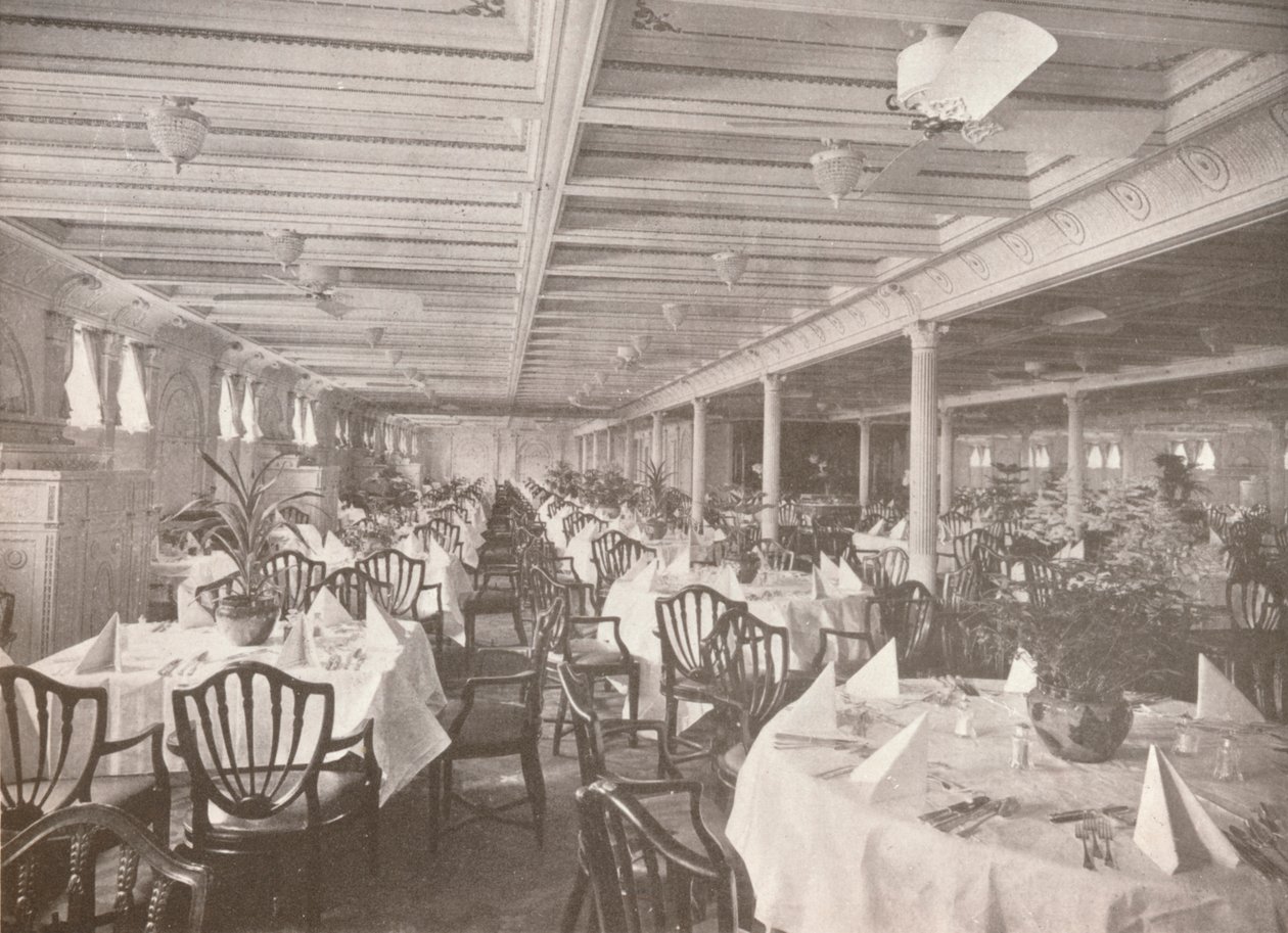 En Royal Mail Dining Hall, 1914 af Unbekannt