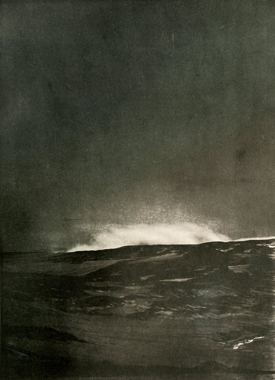En dampeksplosion på Mount Bird, c1908, 1909. af Unbekannt