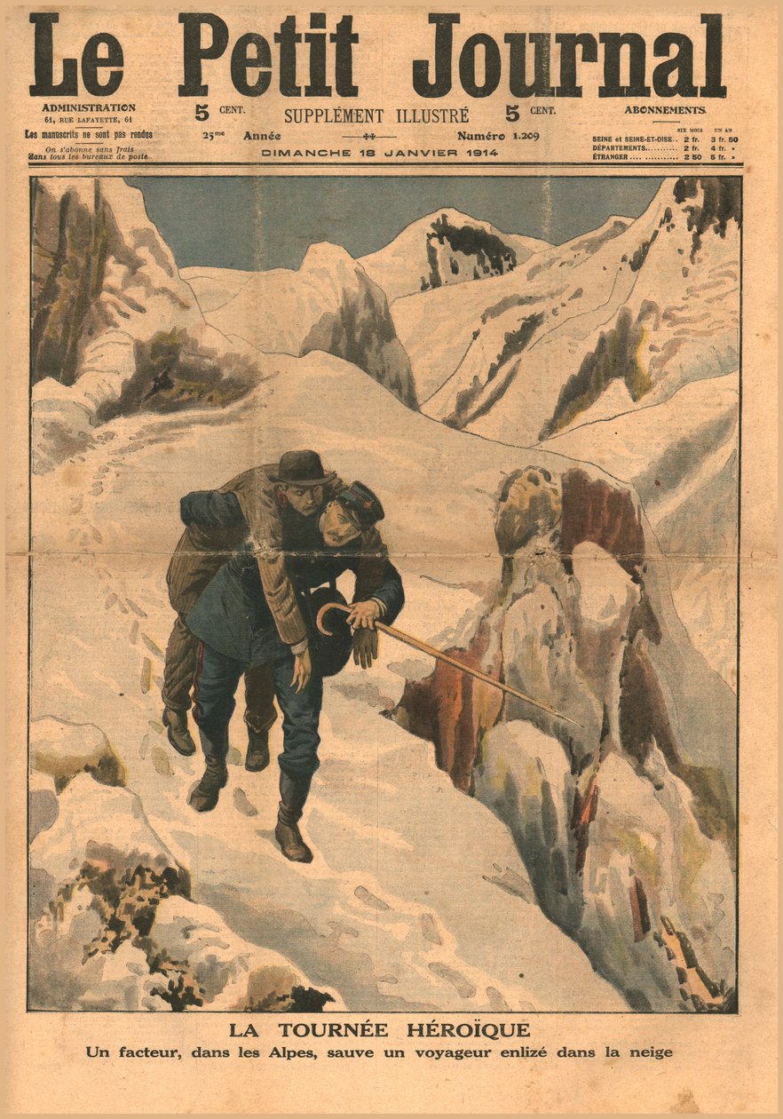 En heroisk handling, 1914. af Unbekannt
