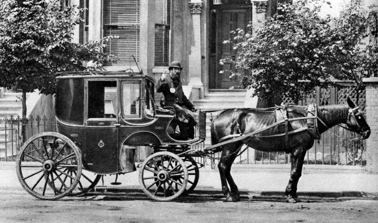 En hestevogn, London, 1926-1927 af Unbekannt