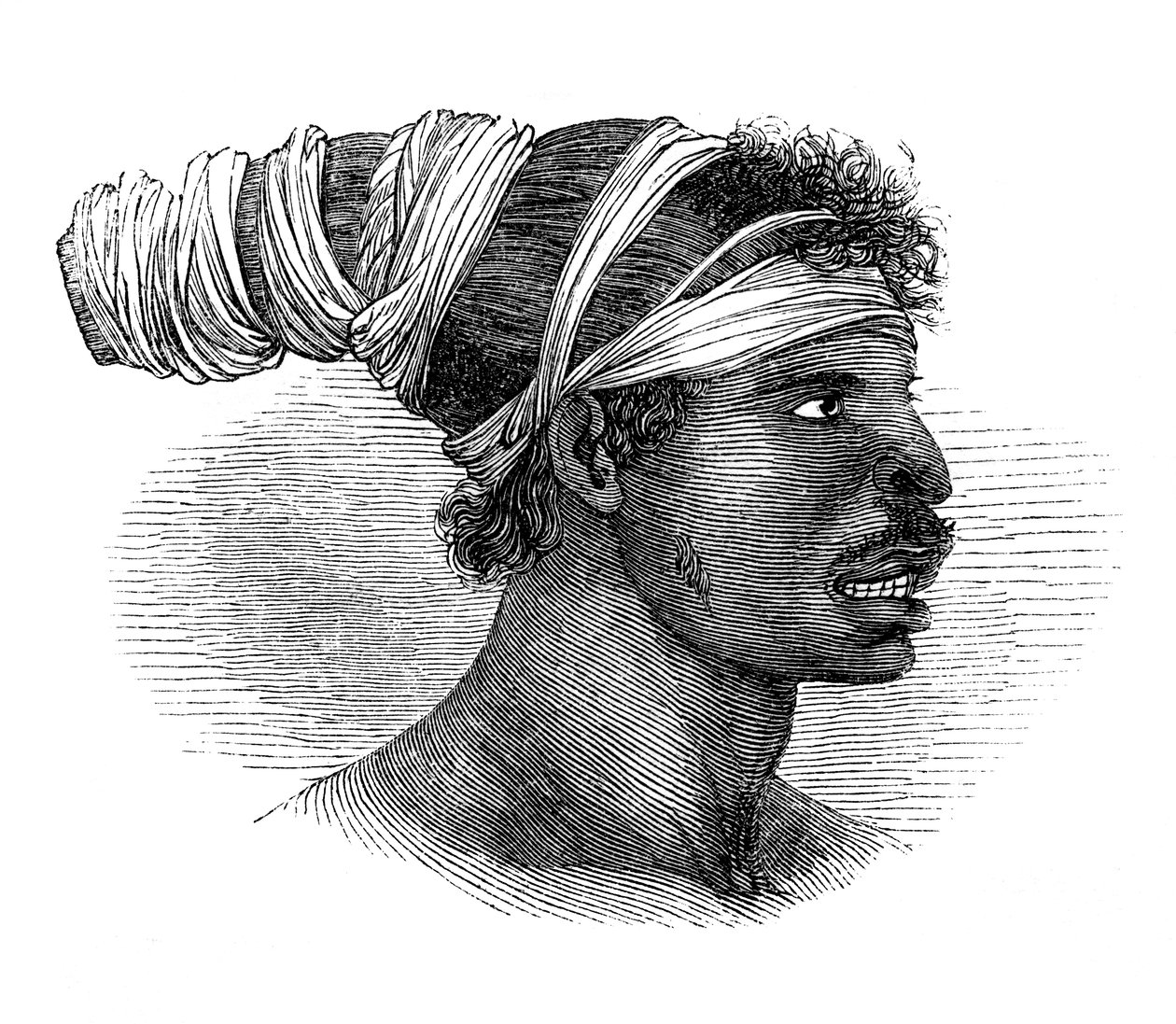 En indfødt australier, 1848 af Unbekannt