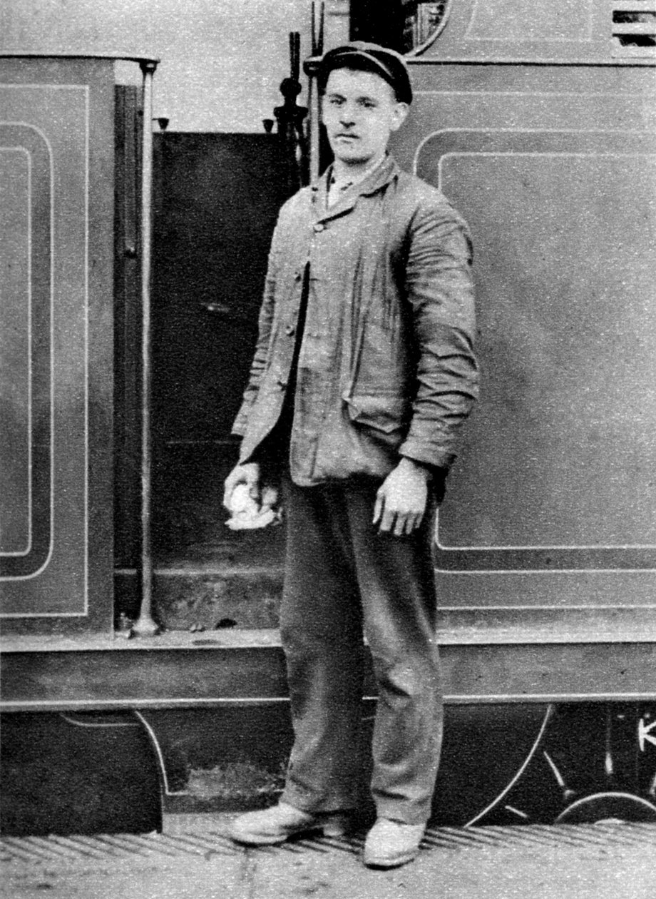 En togbrandmand, London, 1926-1927 af Unbekannt
