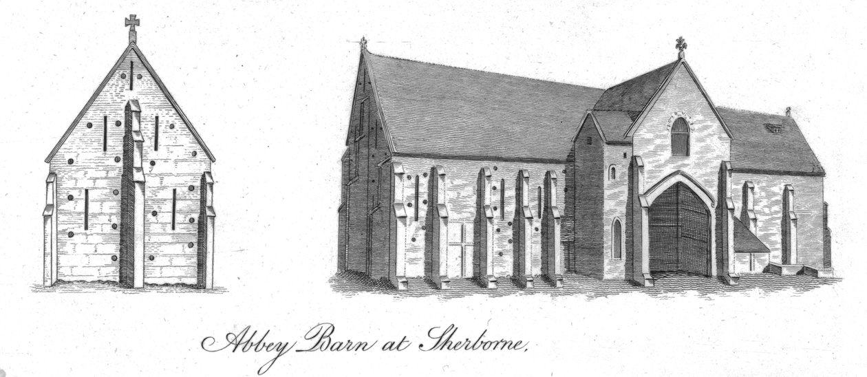 Abbey Barn ved Sherborne. af Unbekannt